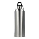 Fles van gerecycled roestvrij staal in metallic kleuren 750 ml kleur wit vierde weergave
