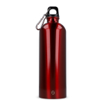 Fles van gerecycled roestvrij staal in metallic kleuren 750 ml kleur wit tweede weergave
