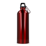 Fles van gerecycled roestvrij staal in metallic kleuren 750 ml kleur wit vierde weergave