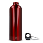 Fles van gerecycled roestvrij staal in metallic kleuren 750 ml kleur wit vijfde weergave