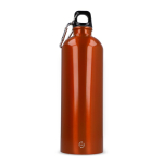 Fles van gerecycled roestvrij staal in metallic kleuren 750 ml kleur wit tweede weergave