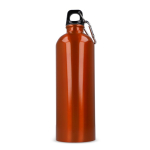 Fles van gerecycled roestvrij staal in metallic kleuren 750 ml kleur wit vierde weergave