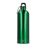 Fles van gerecycled roestvrij staal in metallic kleuren 750 ml kleur wit tweede weergave