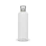 Anti-lek borosilicaat glazen waterfles met logo 500 ml Glass Fridge kleur doorzichtig