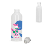 Borosilicaat glazen fles met flexibele glazen dop 750 ml