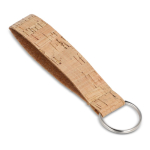 Polsband sleutelhanger van natuurlijk kurk om te personaliseren kleur naturel