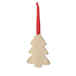 Houten kerstboomversiering Tree kleur hout  negende weergave