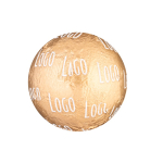 Melkchocolade met hazelnootvulling en metalen wikkel, 12g kleur goud