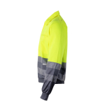 Extra grote werkjas van polyester en katoen 210 g/m² Velilla kleur grijs derde weergave