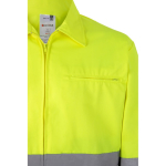 Extra grote werkjas van polyester en katoen 210 g/m² Velilla kleur grijs vijfde weergave