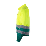 Extra grote werkjas van polyester en katoen 210 g/m² Velilla kleur groen derde weergave
