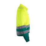 Extra grote werkjas van polyester en katoen 210 g/m² Velilla kleur groen vierde weergave