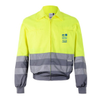 Extra grote werkjas van polyester en katoen 210 g/m² Velilla met afdrukgebied