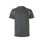 Unisex T-shirt van polyester, tweekleurig 160 g/m² Velilla kleur groen tweede weergave