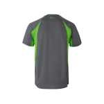 Unisex T-shirt van polyester, tweekleurig 160 g/m² Velilla kleur groen