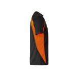 Unisex T-shirt van polyester, tweekleurig 160 g/m² Velilla kleur oranje derde weergave