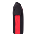 Tweekleurige werkpolo van piqué stof 180 g/m² Velilla kleur rood derde weergave