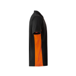 Tweekleurige werkpolo van piqué stof 180 g/m² Velilla kleur oranje vierde weergave