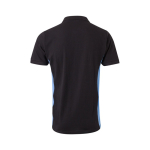 Tweekleurige werkpolo van piqué stof 180 g/m² Velilla kleur lichtblauw