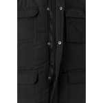 Werkvest met logo, gevoerd, van polyester 220 g/m² Velilla kleur zwart vierde weergave