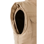 Werkvest met logo, gevoerd, van polyester 220 g/m² Velilla kleur naturel vijfde weergave