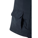 Gewatteerd en omkeerbaar werkvest van polyester 220 g/m² Velilla kleur oranje zesde weergave