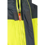 Extra grote reflecterende werkjas van polyester 180 g/m² Velilla kleur grijs vijfde weergave