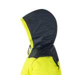 Extra grote reflecterende werkjas van polyester 180 g/m² Velilla kleur grijs zesde weergave
