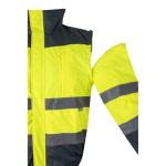 Extra grote reflecterende werkjas van polyester 180 g/m² Velilla kleur grijs zevende weergave