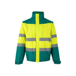 Extra grote reflecterende werkjas van polyester 180 g/m² Velilla kleur groen tweede weergave
