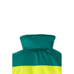 Extra grote reflecterende werkjas van polyester 180 g/m² Velilla kleur groen negende weergave