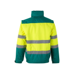 Extra grote reflecterende werkjas van polyester 180 g/m² Velilla kleur groen