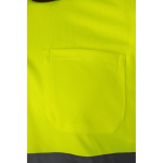 Werkpolo met korte mouwen, van polyester 160 g/m² Velilla kleur bordeaux zevende weergave