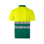 Werkpolo met korte mouwen, van polyester 160 g/m² Velilla kleur groen