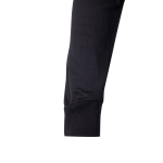 Werkpolo met lange mouwen, van polyester 160 g/m² Velilla kleur zwart achtste weergave