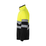 Softshell werkjas met reflecterende details 280 g/m² Velilla kleur zwart derde weergave