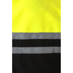 Softshell werkjas met reflecterende details 280 g/m² Velilla kleur zwart negende weergave