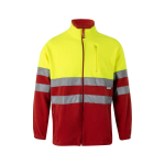 Softshell werkjas met reflecterende details 280 g/m² Velilla kleur rood tweede weergave