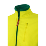 Softshell werkjas met reflecterende details 280 g/m² Velilla kleur groen