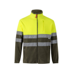Softshell werkjas met reflecterende details 280 g/m² Velilla kleur miliair groen tweede weergave