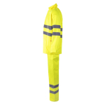 Regenpak met reflecterende details 130 g/m² Velilla kleur neon geel derde weergave