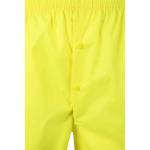Regenpak met reflecterende details 130 g/m² Velilla kleur neon geel achtste weergave