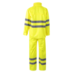 Regenpak met reflecterende details 130 g/m² Velilla kleur neon geel