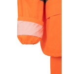 Regenpak met reflecterende details 130 g/m² Velilla kleur neon oranje zevende weergave