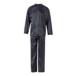 Tweedelig regenpak van gecoat polyester 225 g/m² Velilla kleur blauw tweede weergave