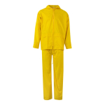 Tweedelig regenpak van gecoat polyester 225 g/m² Velilla kleur geel tweede weergave