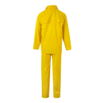 Tweedelig regenpak van gecoat polyester 225 g/m² Velilla kleur geel