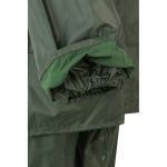 Tweedelig regenpak van gecoat polyester 225 g/m² Velilla kleur groen zesde weergave