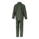 Tweedelig regenpak van gecoat polyester 225 g/m² Velilla kleur groen