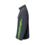 Unisex fleece werkjas van polyester 220 g/m² Velilla kleur groen derde weergave